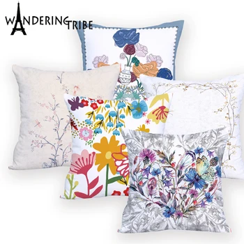 Augalų pagalvėlė spalvingų dekoratyvinių pagalvėlių Karšto Pardavimo pagalvę padengti Vazos, dekoratyvinės pagalvėlės dekoratyvinių pagalvėlių apvalkalus kambarį