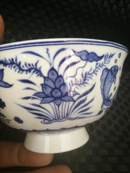 Kinijos seno porceliano Mėlynos ir baltos spalvos porceliano dubuo