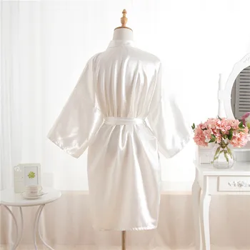 Plius Dydis Mados Ponios Vasarą Mini Kimono Trumpas Chalatas, Vonios Suknelė Balta Kinijos Moterims Viskozė Yukata Pižamą Pijama Mujer Mds002