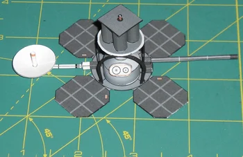 1:48 1:35 Mėnulio Orbiter Kosmosą Palydovą, Kosmoso Technologijų Rankų darbo Popierius Modelis 