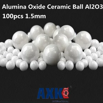 1,5 mm 1,5 Mm Al2o3 kamuolius 100vnt Guolių/siurblys/linijinis Slankiklį/valvs Kamuolius Aliuminio Oksido Keramikos Kamuolys