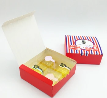 100vnt/lot 4 grūdų Kareivis apdailos cake box šokolado desertas sausainių dėžutės sausainių pakelių