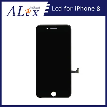 10vnt/daug ekrano iPhone 8G Pakeitimas LCD Ekranas skaitmeninis keitiklis Asamblėjos Baltas Juodas gražus spalvotas ekranas iphone 8G nemokama laivas