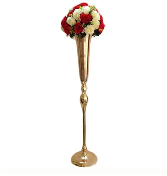 10VNT/DAUG skiedra Stalo Vaza Metalo Gėlių Vaza Stalo Puošmena Už Mariage Metalo, Gėlės, Vazos, Vestuvių Dekoravimas