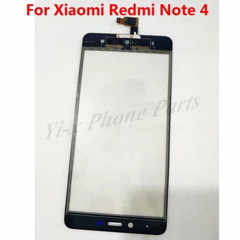 10x Touch Ekranas Xiaomi Redmi 4 Pastaba Note4 Jutiklinis Skydelis, LCD Ekranas Stiklas, skaitmeninis keitiklis