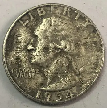 1954 m-D Jungtinės amerikos valstijos ¼ Doleris 