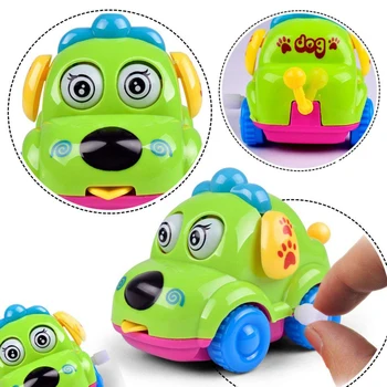 1PC Ankstyvojo Ugdymo vaikų Žaislų Vėjo Iki Prisukamas Automobilio Žaislai Vaikams & Vaikai, Berniukai ir Mergaitės, Atsitiktinai Spalva