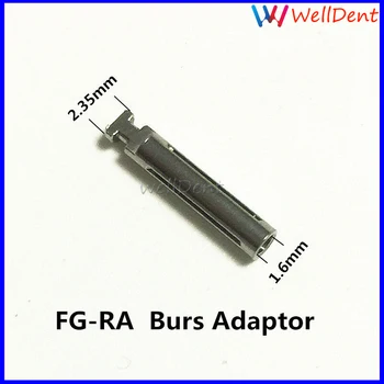 1pc dantų FG-RA Burs Adapteris nuo 1,6 mm iki 2.35 mm Dantų Įrankiai