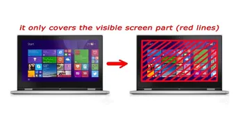 1PCS Anti-Glare Matinis/1PCS Aiškų Nešiojamojo kompiuterio Ekrano apsaugų padengti Nešiojamą kompiuterį 12.5