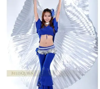 1pcs/daug moters pilvo šokiai sparno kieti saldainiai spalva peroformance šokių sparno be Lazdos