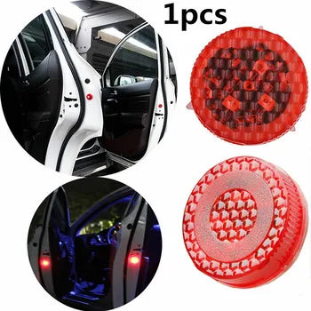 1pcs Raudonas LED Automobilio Duris Atidaryti Perspėti, Flash Šviesos Vandeniui Anti Collid Signalo Šviesos Lempos