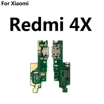 1PCS Už XiaoMi Redmi 4X USB Flex Kabelis Uosto Įkroviklio Jungtis Dock Plug Valdybos Komponento Pakeitimas Atsarginės Dalys