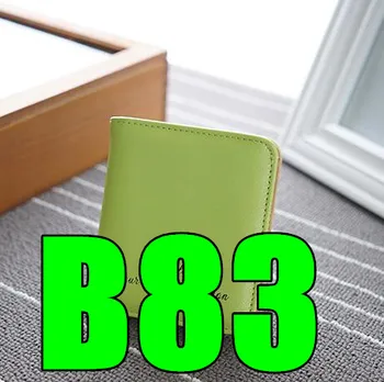 2018 m. Q4 BJ 87 Naują stilių Moterų du kartus trumpą rankinėje kortelė, maišelis paprasta minkšto paviršiaus, plonas studentų piniginės BJ87