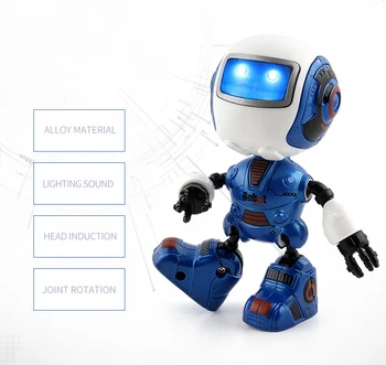 2018 naują atvykimo Žaislai Vietos Robotas Bump & Elektros Robotas su Šviesos Protingas Gestu Kontroliuoti RC Robotas Žaislas Vaikams