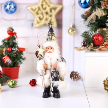 2018 Naujųjų Metų Kalėdų Senelio Lėlės Žaislas, kalėdiniai papuošalai, namų kalėdų eglutės papuošalus Kalėdų Dovana