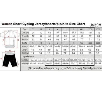 2020 Moterų trumpomis Rankovėmis Dviratį Rinkiniai Dviračių Drabužių Trejybės Lenktynių Sirgalių Komanda Jersey Uniforme Šortai, kombinezonai su Antkrūtiniais Roadbike Jersey
