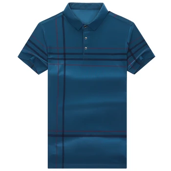 2020 Naujas trumpomis Rankovėmis Polo Marškinėliai Vyrams, Atsitiktinis Vasaros Dryžuotas Vyrų Drabužiai Polo Marškinėliai Mens Mados Slim Fit Poloshirt 60413