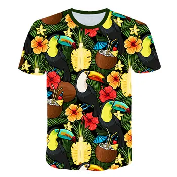 2020New Gražios Gėlės, Print T-shirt Vyrams/Moterims Vasaros Tees Quick Dry 3d Tshirts Mados Gėlių Havajų Viršūnes Atsitiktinis Tees