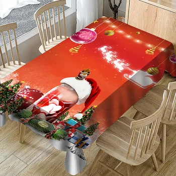 2021 Kalėdinė Staltiesė Elastinga Kėdė Padengti Virtuvė, Valgomasis Kalėdų Stalo audinio Apdaila Namo Staltiesė Kėdės Apima