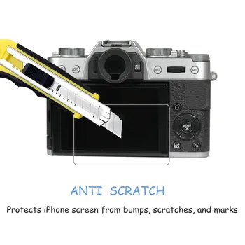 2Pack 0.3 mm 2,5 D 9H Aišku, Grūdintas Stiklas Ekrano apsaugos Fujifilm X-T10 X-T20 XT10 XT20 Skaitmeninio Fotoaparato LCD Odos Apsaugas Filmas
