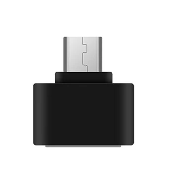 2vnt Mini Micro USB Male į USB Moterų OTG Adapteris Keitiklis 