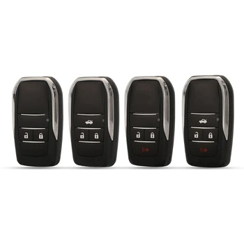 3 Mygtukai Modifikuotų Flip Folding Nuotolinio Tuščią Klavišą Lukštais Į yota Corolla RAV4 R2LC