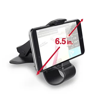 360 sukimosi Auto Automobilio prietaisų Skydelyje Mobiliojo Telefono Mount Turėtojas Stendas, apkabos Gnybtas Išmaniojo telefono GPS neslidžia