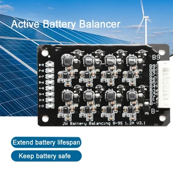 3S-9 Li-Ion Lipo Lifepo4 LVP Baterija Aktyvus Ekvalaizeris Balancer BMS 1.2 Pusiausvyrą Energijos Perdavimo Valdyba
