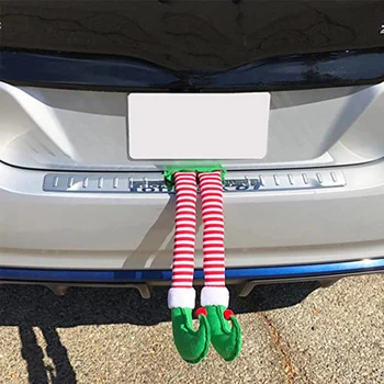 45 x 20cm Automobilių Elf Kojos Kalėdų Kabinti Ornamentu Auto Kabo Kalėdiniai Papuošimai WXV Pardavimas