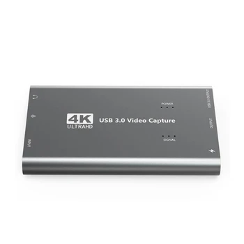 4K Video Capture Card USB 3.0 HDMI USB Žaidimas Capture Card-Live Transliacijos Vaizdo Įrašymo ir Daugiau