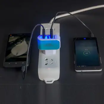 5V 3.1 Universalus Kelionių USB Įkroviklis Adapteris Sienos Nešiojamų ES Kištukas Mobilaus Telefono Smart Įkroviklis iPhone Samsung LG HTC, Huawei