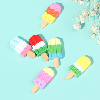 5vnt Popsicle Mini Animacinių filmų lėlės Priedai 1/12 1/6 lėlės, Lėlių Miniatiūriniai Apsimesti, ledų Virtuvės Maisto produktai