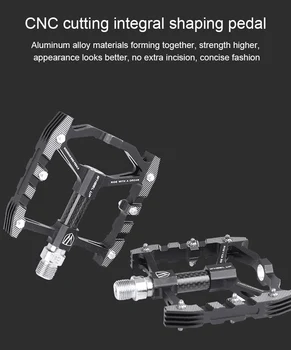 7 Tipų Varantys Iki Dviratis Dviračio Pedalas Colių Lengvas Aliuminio Lydinio Pedalai MTB, BMX Kelių Dviratis, Dviračiai, Motoroleriai