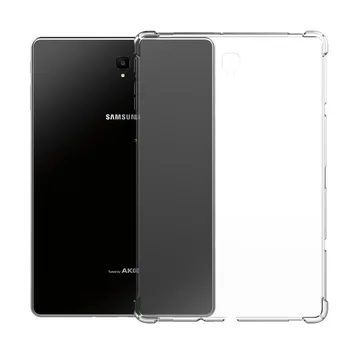 Aiškiai Samsung Galaxy Tab 10.1 2019 Atveju TPU atsparus smūgiams Bamperis Skaidrus Galinio Dangtelio T510 T515 M-T510 SM-T515