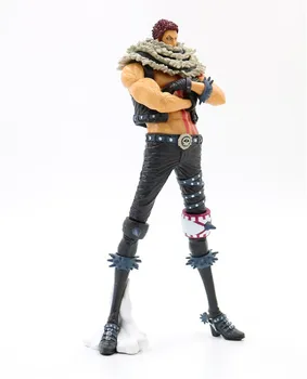 Anime One Piece Pav Žaislas Karalius Menininkas Pavara, ketvirta Katakuri PVC Veiksmų Skaičius, Modelis Žaislas, Kolekcines, Statulėlės Lėlės 25cm