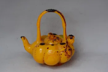 Antikvarinis senas natūralus bičių Vaškas arbatos puodą,butelis,Ranka Raižyti moliūgų modelis ,amatų,Namų Dekoracijas&Surinkimo,Nemokamas pristatymas