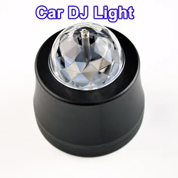 Automobilio LED Muzika, Šviesos Valdymo Balsu Mini MP3 Klubas, Diskoteka Šalies Kristalų Magija Kamuolys Etapo Poveikį Sukasi Lempa Su USB Sąsaja