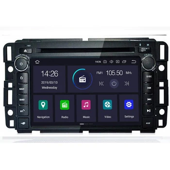 Automobilio Multimedijos Grotuvas Stereo GPS DVD Radijo Navigacijos Android Ekranas GMC Yukon už Chevrolet Tahoe GMT900 2007~m.