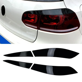 Automobilių Galinių Žibintų Antakių Padengti Apdaila Galvos Šviesos Lempos Lipdukas 2009-2012 m. Golf 6 MK6