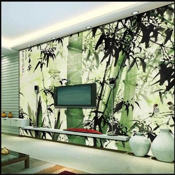 Beibehang 3d sienų freskomis tapetai, Freskos Marmuro Rašalo sienos popieriaus Bambuko pranešė, saugos eco-friendly tapetai papel de parede