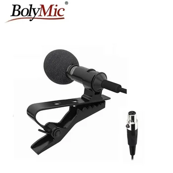 Bolymic 3 Smeigtukai XLR jungtį, belaidžio mikrofono Profesinės mini Atvartas Mikrofonas