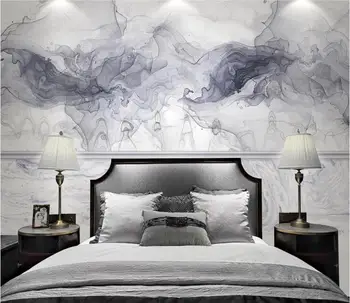 Custom Europos Rašalo kraštovaizdžio 3D tapetai sienos Miegamajame viešbučio kambarį fono sienos dokumentų namų dekoro