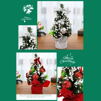Dirbtinis Stalo Mini Kalėdų Eglutės Papuošalus Miniatiūrinių Medžių Festivalis Namų Puošybai