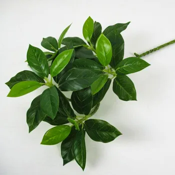 Dirbtinis Treeleaf Modeliavimas Žalieji Augalai Namų Dekoro Kraštovaizdžio Filialai PVC 5 Galvutės viduje Gyvas Gamtos Fake Lapai