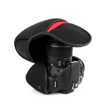 DSLR Fotoaparato Krepšys Atveju Linijinės Minkštą, Paketą Canon 750D 1300D 1200D 1500D 200D 100D Nikon D3400 D3300 D3200 