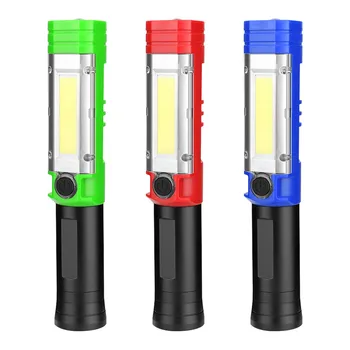 Geriausiai parduodamas Naujos Darbo Light Žibintuvėlis Portable LED, COB Magnetinio Pen Įrašą Rankoje Deglas Darbą Šviesos Tikrinimo Lempą Šviesus #e