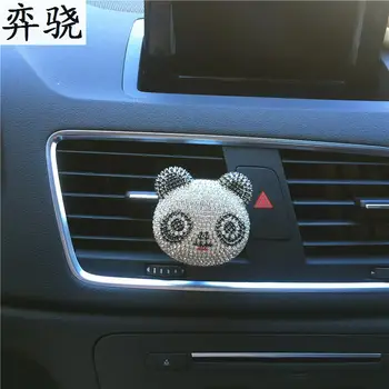 Graži panele, automobilių kvepalai, Automobilių oro kondicionieriai kvepalai Diamond Panda stiliaus automobilio oro gaiviklis Kvepalai 100 Originais