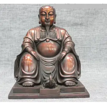 Hui88K834005<<<>Kinija Daosizmas Bronzos Vyresnysis moralinę Tai Sia Laojun Daoizmas Buda Dievo Statula