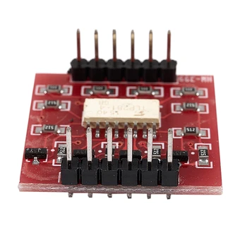 HW-399 4-kanalų Optocoupler Izoliacija Modulio Arduino aukšto ir žemo lygio plėtros valdybos elektroniniai blokai Raudona