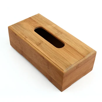 Individualų bambuko medinės dėžės karstas klausimas Langelį Atveju Daugiafunkcį Siurbimo Popieriaus Mapkin Dėklas talpinimo Vonios Kambarį,